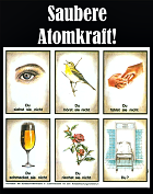 Poster gegen Atomkraft