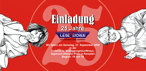 Einladung Buchladen "Lesezeichen"